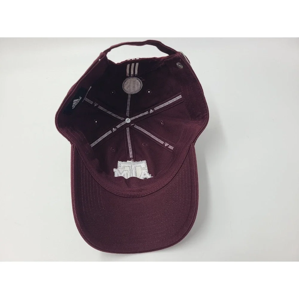 Texas A&M University Aggies Adidas SEC Strapback Adjustable Hat‎ Cap NCAA Maroon